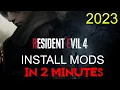 How To Install Resident Evil 4 Remake Mods 2023 Easy Tutorial