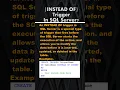 INSTEAD OF Trigger In SQL Server
