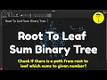 Root To Leaf Sum Binary Tree