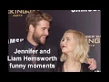 Jennifer Lawrence funniest moments with Liam Hemsworth