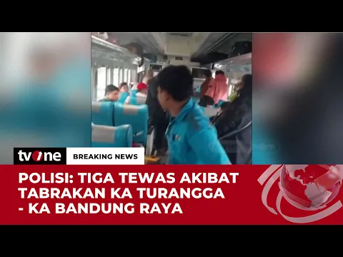 Sejumlah Perjalanan Kereta Dibatalkan Dampak Kecelakaan KA Turangga dan KA Bandung Raya