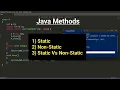 Static Vs Non-Static Method in java hindi java language