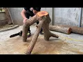 Download Lagu Best Woodworking Ideas With Tree Trunks - Design And Build Unique And Luxurious Coffee Tables
