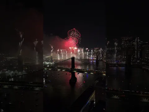 Fireworks of 4th July in New York