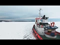 Download Lagu Breaking sea ice near Sundsvall, Sweden