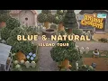 Blue Themed Natural Overgrown Cottagecore Town Animal Crossing New Horizons