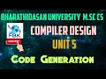 Code Generation its Issues