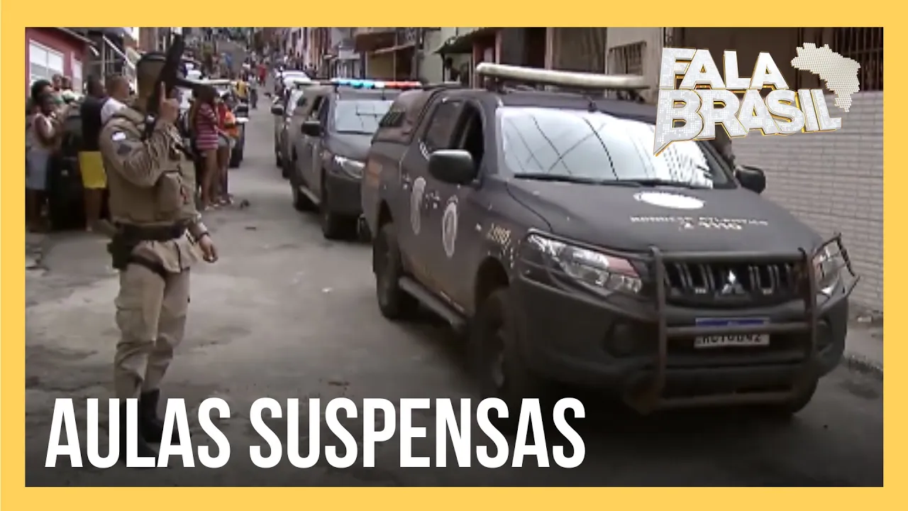 Escolas de Salvador suspendem aulas após confrontos entre policiais e traficantes