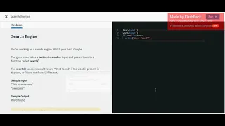 Search Engine Sololearn Code Project