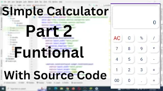 Make A Calculator with java language Android App Development Part 2