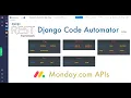 Django Automator - Code Generator Monday 2020 Hackathon