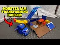 How To Unfold The Monster Jam Transforming Hauler - Rad Dad Honest Review Demonstration