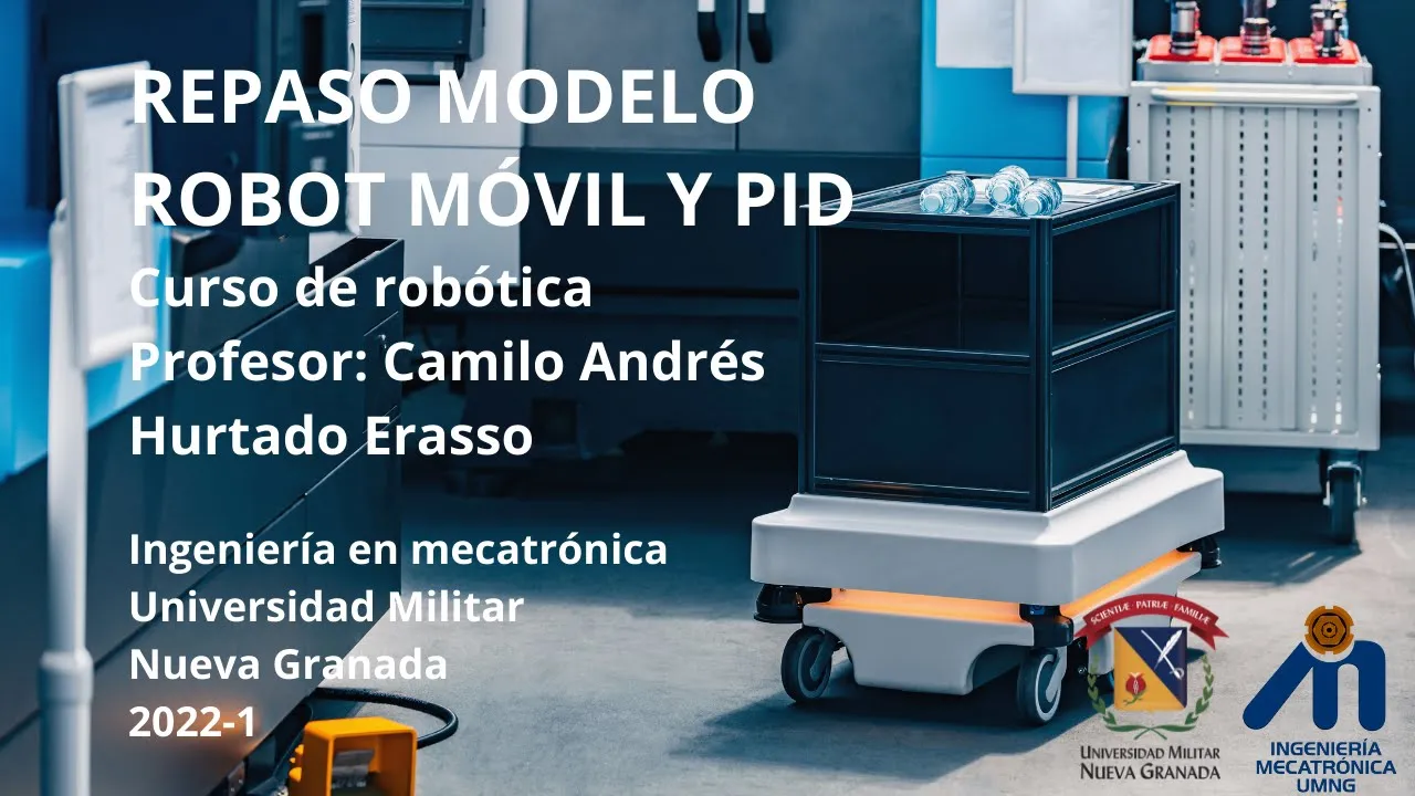 Revisión del #modelo #cinemático del #robot #móvil #diferencial y #control con #PID