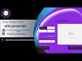 photo Editor Using JavaScript HTML CSS JavaScript Project Tutorial with souce code