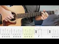 Runny Eggs - Acoustic - Zach Bryan - Guitar Tutorial + TABS on screen 