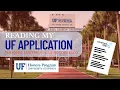 Reading my University of Florida Application Personal Statement Honors Essay