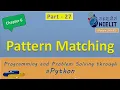pattern matching on in hindi with example