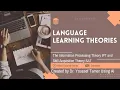 The Information Processing Theory IPT and Skill Acquisition Theory SAT