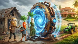 गरीब आलू Time Machine से 2 साल पीछे गया, फिर बदली उसकी किस्मत! 😱🥔⏳ #video#story#kahani#hindikahanian