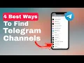 4 Best Ways to Find Telegram Channels How to Search Channels