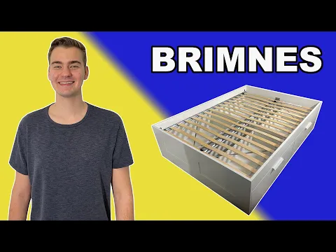 Download MP3 Easy To Follow Brimnes Bed Frame with Storage Tutorial