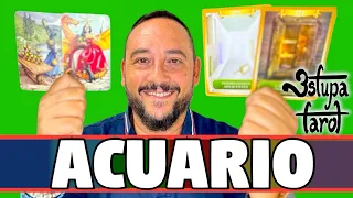 ACUARIO ♒️ SACUDÓN DE SUERTE! EL UNIVERSO LIMPIA TU CAMINO DE GOLPE! TODO CAMBIA TANTO PARA SIEMPRE!