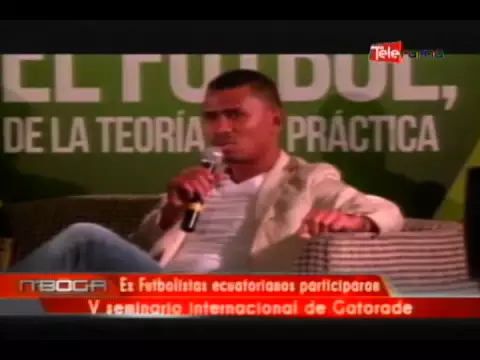 Ex Futbolistas ecuatorianos participaron V seminario internacional de Gatorade