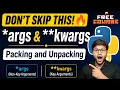 Packing and Unpacking in Python Advanced Python Concepts for Beginners