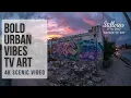 4K Graffiti Street Art Wallscapes Urban Ambient TV Art for Background Decor