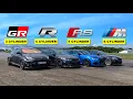Download Lagu THE FASTEST TUNED HOT HATCH 5.. YARIS GR vs GOLF R vs RS3 vs M2