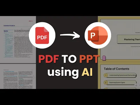Video Tutorial - Learn how to use our video to PPT converter - Video to PPT Converter Tutorial