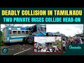 Lagu Tamil Nadu Bus Accident Breaking: 6 Dead, 28 Injured As Two Buses COLLIDE Head-On in Tenkasi