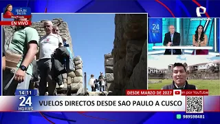 Cusco tendrá vuelos directos a Sao Paulo desde marzo de 2027