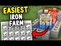 NEW EASIEST IRON Farm Minecraft Java 26 21