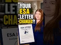 Does Your ESA Letter Still Protect You
