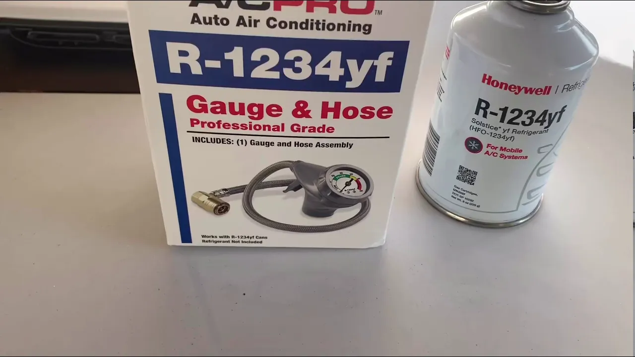 How to recharge cars using r1234yf (2016 challenger) if your car just needs freeon!