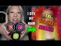 Lagu I dye my hair TRI COLORED NEON! | LUNAR TIDES | WOOOOOOWWWW!!!
