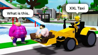 ROBLOX Brookhaven 🏡RP - FUNNY MOMENTS (TAXI 25)