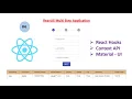 How to Build ReactJS Multi Step Form APP Hooks useState useContext Context API Material-UI