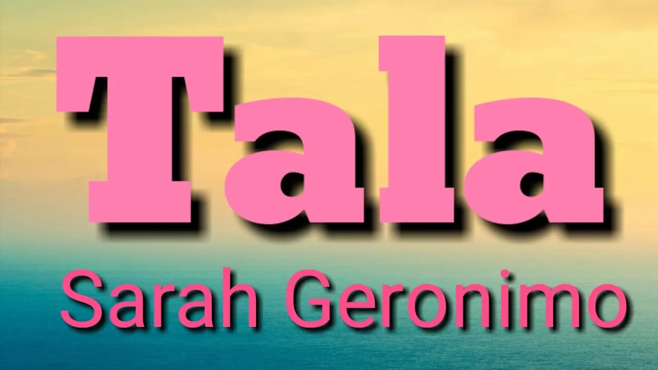 Sarah Geronimo - Tala (Lyrics)