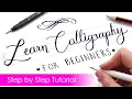 How to write CALLIGRAPHY with ANY PEN Step by Step Tutorial