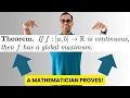Extreme Value Theorem Intuitive PROOF Real Analysis for Beginners