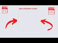 how to use box shadow inset in html and css card shadow in html and css education Analysist