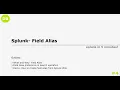 Splunk Basics Field Alias