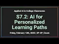 AAiCC M7S2 - AI for Personalized Learning Paths