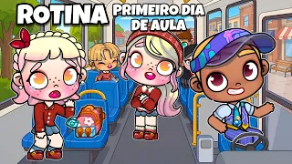 ROTINA PRIMEIRO DIA NA ESCOLA NOVA 🏫📚 | | AVATAR WORLD ROTINAS E HISTÓRIAS PAZU