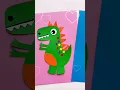 Cute Paper Dinosaur Craft for Children