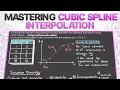 Understanding Cubic Spline Interpolation Theory Examples