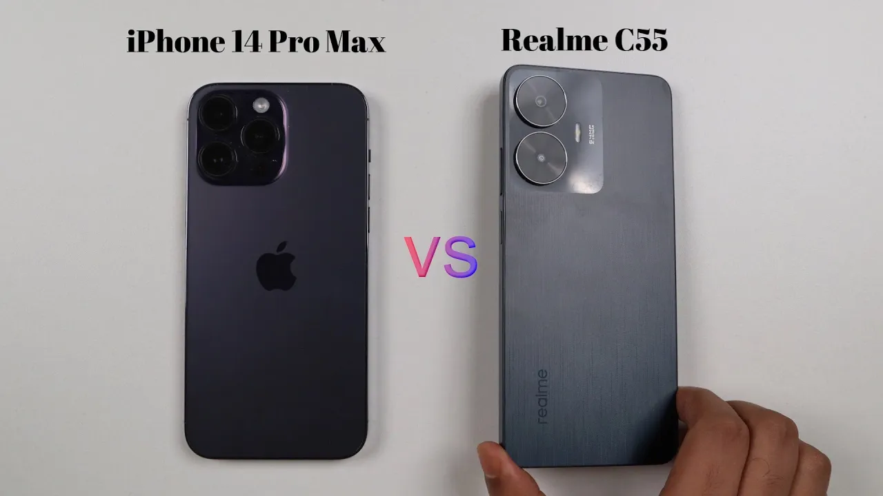 iPhone 14 Pro Max vs Realme C55 | Speed Test