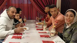 تعالوا شوفوا امينه خطيبه محمد ابني ودتنا مطعم جديد واعرفوا المفاجاه الكبيره دندنها